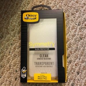 Clear Glitter iPhone Case